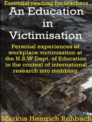 cover image of An Education In Victimisation